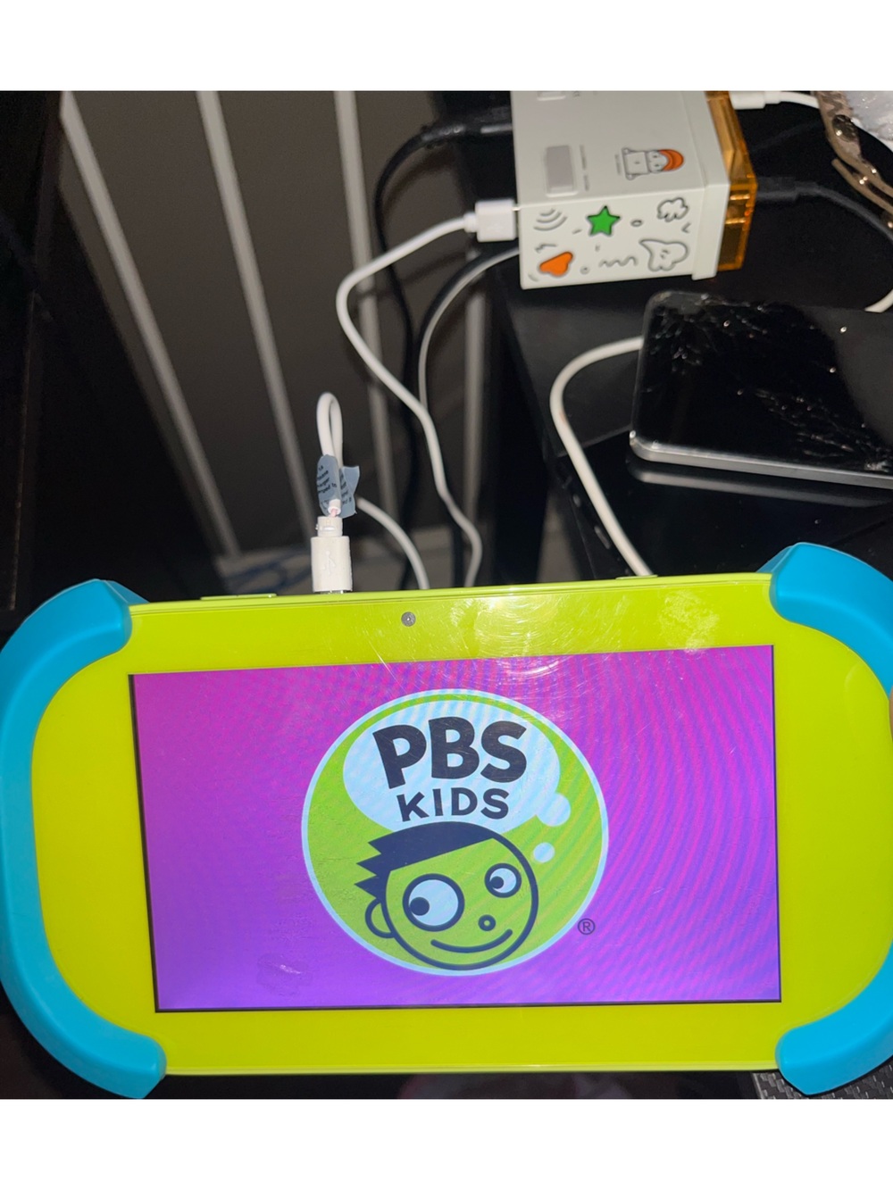 PBS Tablet in Lime Green and Teal